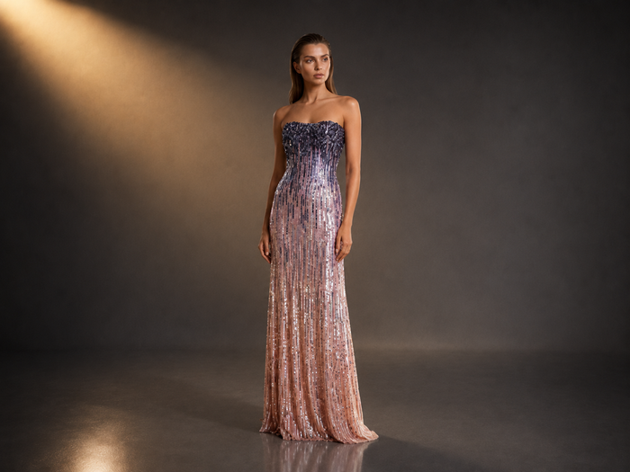 Light-Catching Glamour for After-Dark Dressing