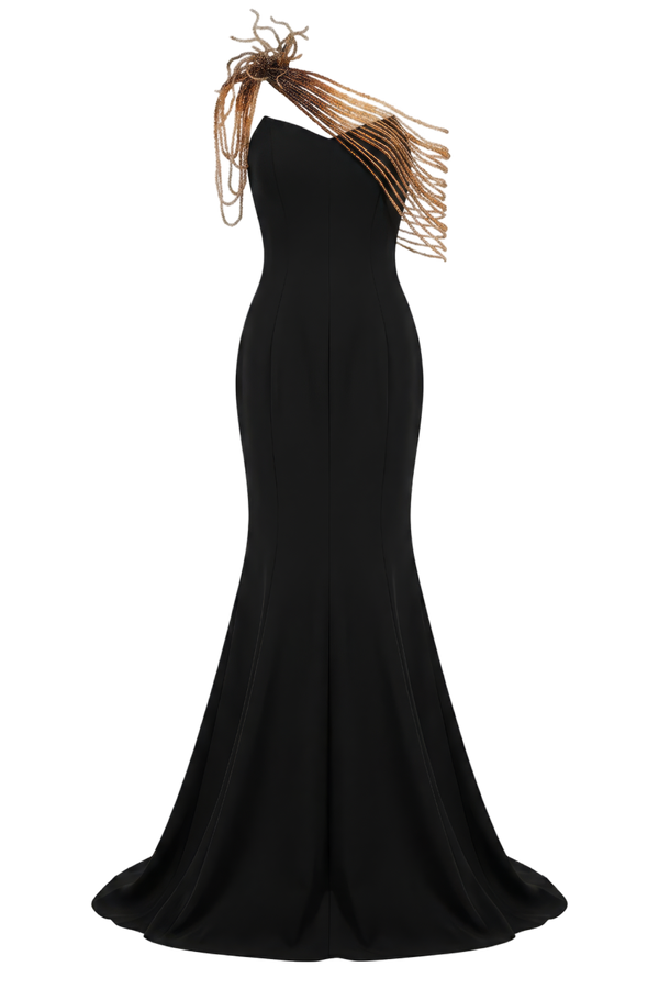 Thalia Crepe Gown