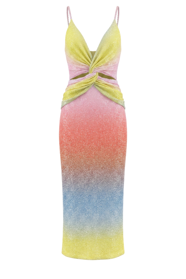 Melliora Sleeveless Sequin Ombre Dress
