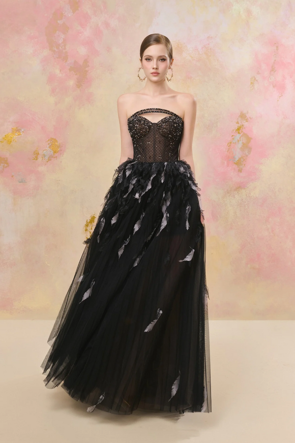 Yunara Feather Dress