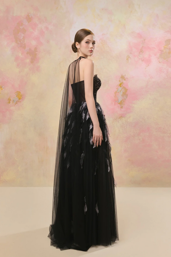Yunara Feather Dress