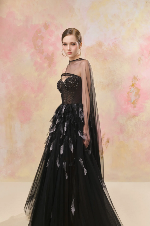 Yunara Feather Dress