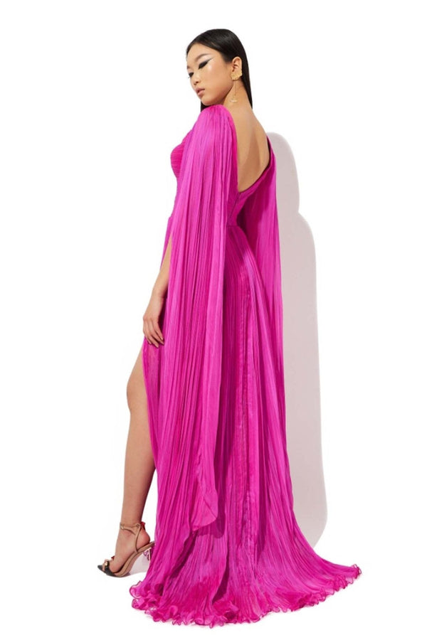 Adelaide Gown - ALBOUSHIYA - district 5 - dubai - riyadh - abaya - dresses - designers - evening wear - luxury - elegance - craftsmanship - gowns - cocktail dresses - collections - georges