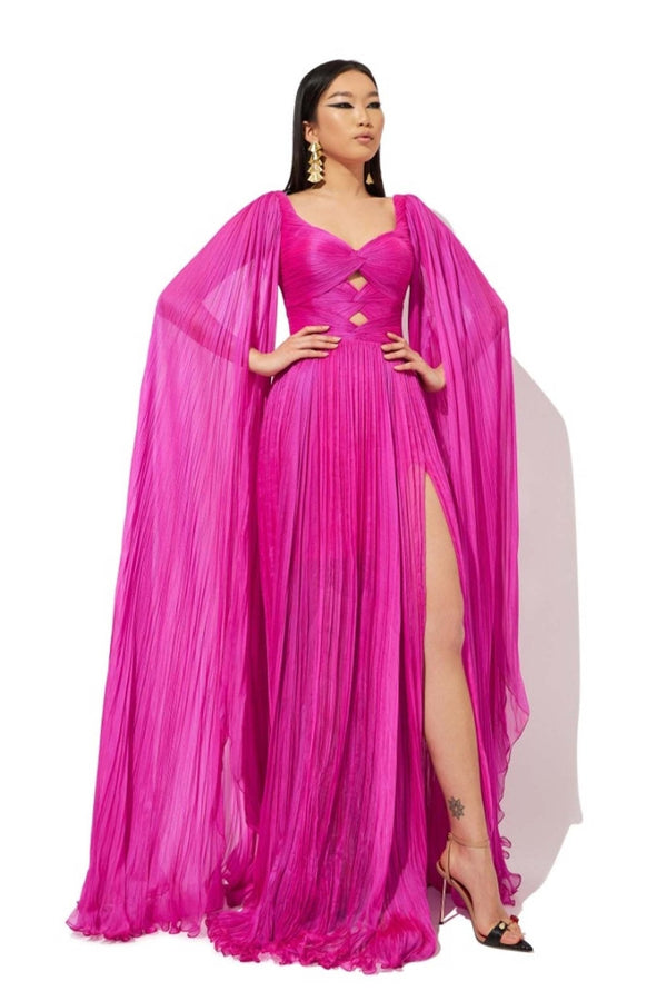Adelaide Gown - ALBOUSHIYA - district 5 - dubai - riyadh - abaya - dresses - designers - evening wear - luxury - elegance - craftsmanship - gowns - cocktail dresses - collections - georges