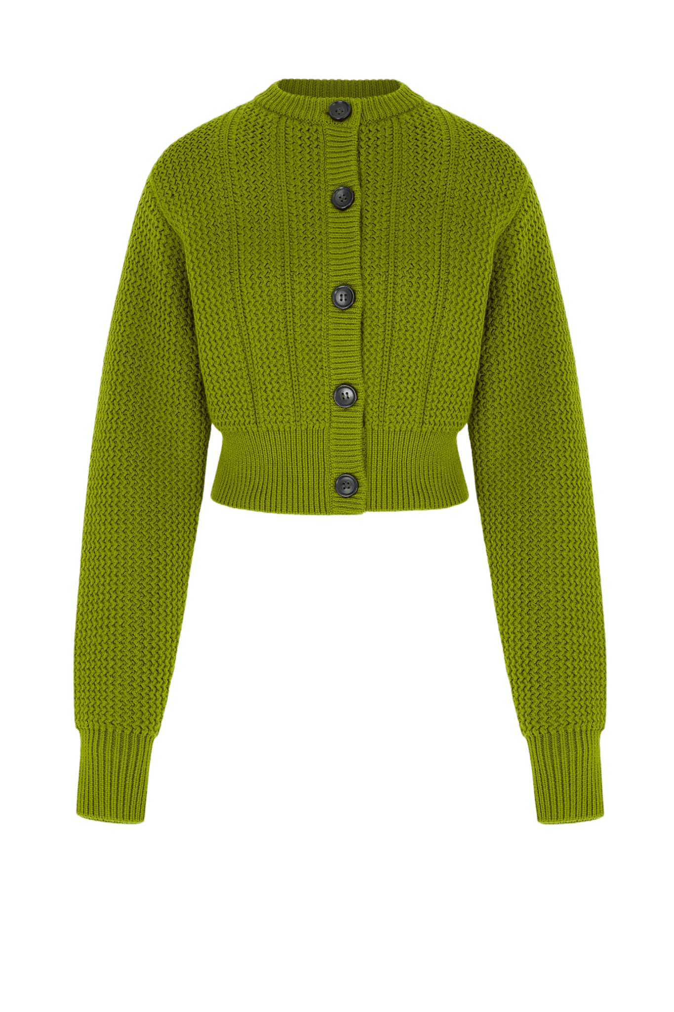 Albert Knit In Green Cashfeel - ALBOUSHIYA - district 5 - dubai - riyadh - abaya - dresses - designers - evening wear - luxury - elegance - craftsmanship - gowns - cocktail dresses - collections - georges