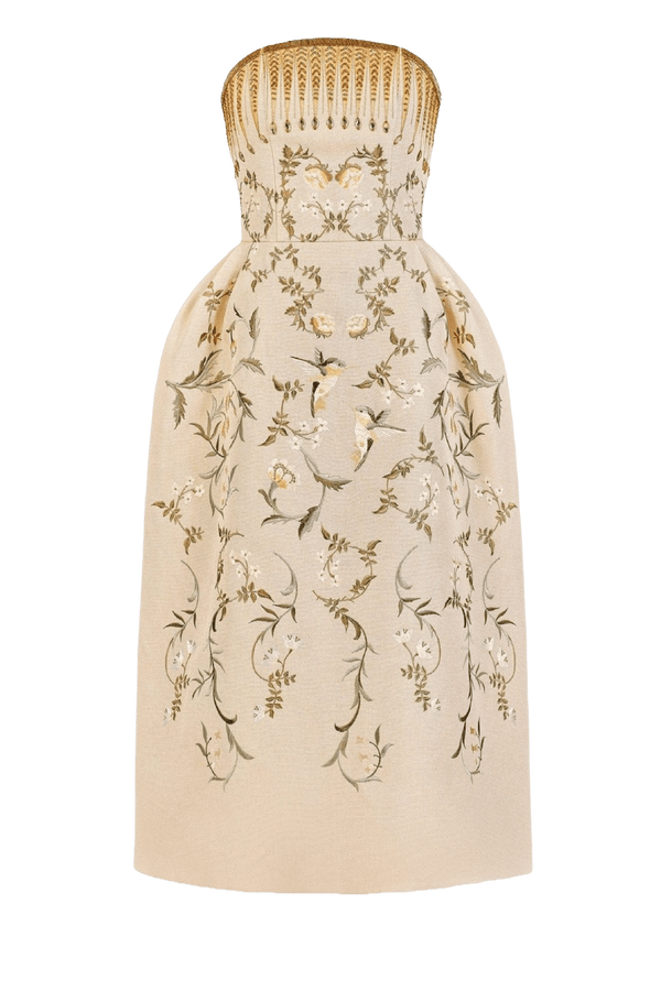Almira Dress - ALBOUSHIYA - district 5 - dubai - riyadh - abaya - dresses - designers - evening wear - luxury - elegance - craftsmanship - gowns - cocktail dresses - collections - georges