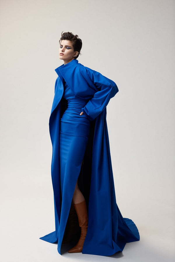 Analysis Coat - ALBOUSHIYA - district 5 - dubai - riyadh - abaya - dresses - designers - evening wear - luxury - elegance - craftsmanship - gowns - cocktail dresses - collections - georges