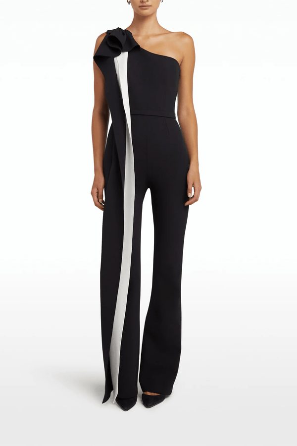 Anaren Jumpsuit - ALBOUSHIYA - district 5 - dubai - riyadh - abaya - dresses - designers - evening wear - luxury - elegance - craftsmanship - gowns - cocktail dresses - collections - georges
