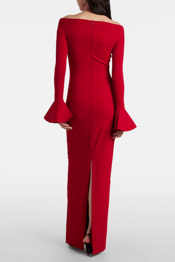 Anica Maxi Dress - ALBOUSHIYA - district 5 - dubai - riyadh - abaya - dresses - designers - evening wear - luxury - elegance - craftsmanship - gowns - cocktail dresses - collections - georges