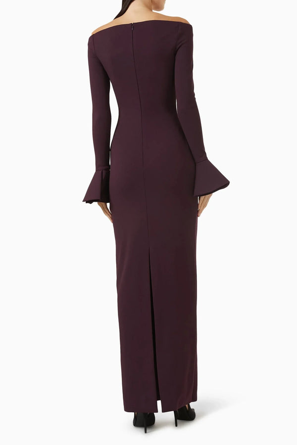 Anica Maxi Dress - ALBOUSHIYA - district 5 - dubai - riyadh - abaya - dresses - designers - evening wear - luxury - elegance - craftsmanship - gowns - cocktail dresses - collections - georges