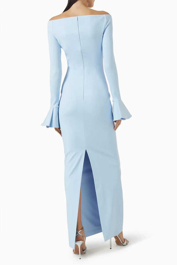 Anica Maxi Dress - ALBOUSHIYA - district 5 - dubai - riyadh - abaya - dresses - designers - evening wear - luxury - elegance - craftsmanship - gowns - cocktail dresses - collections - georges