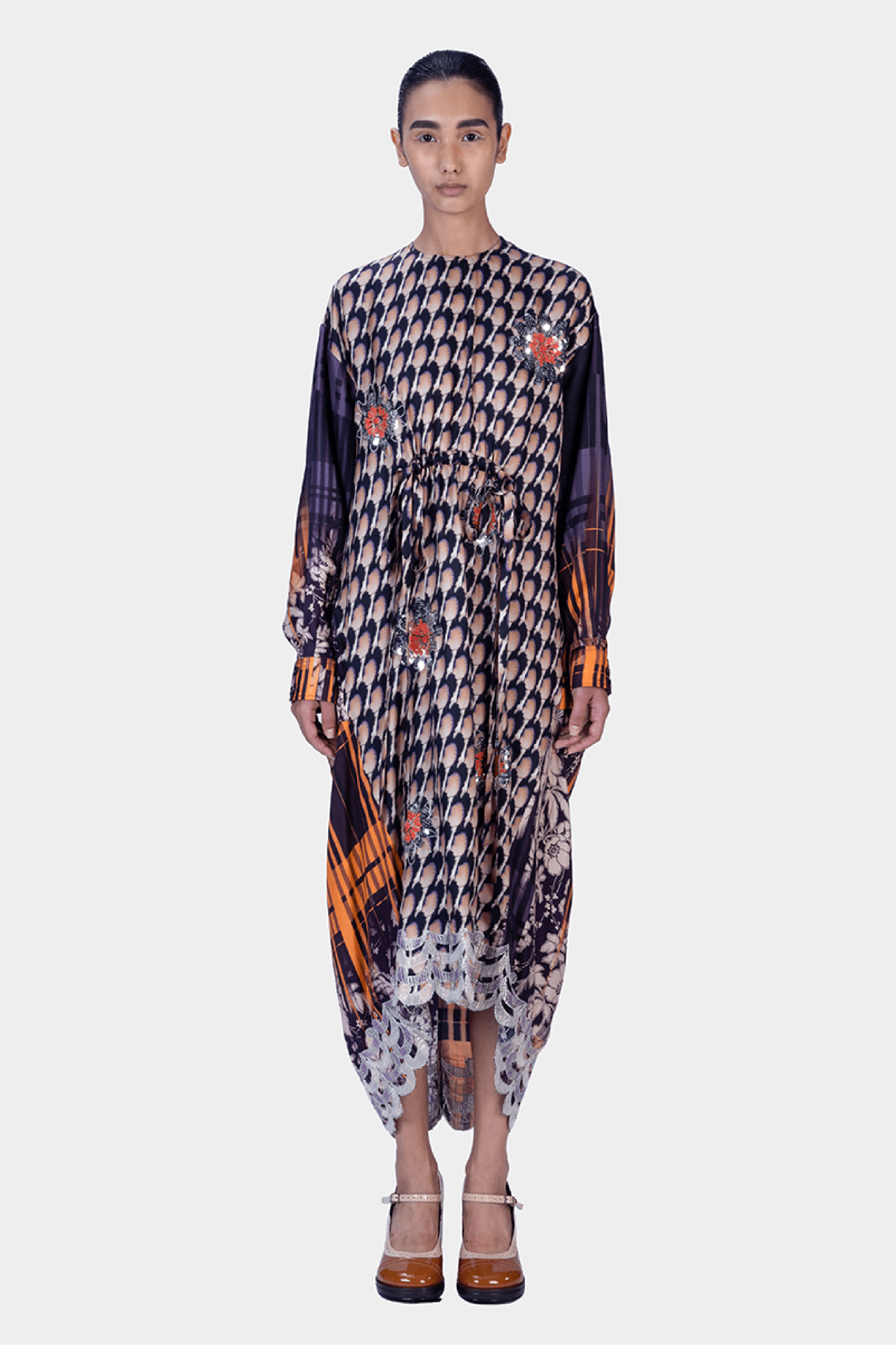 Anika Dress - ALBOUSHIYA - district 5 - dubai - riyadh - abaya - dresses - designers - evening wear - luxury - elegance - craftsmanship - gowns - cocktail dresses - collections - georges