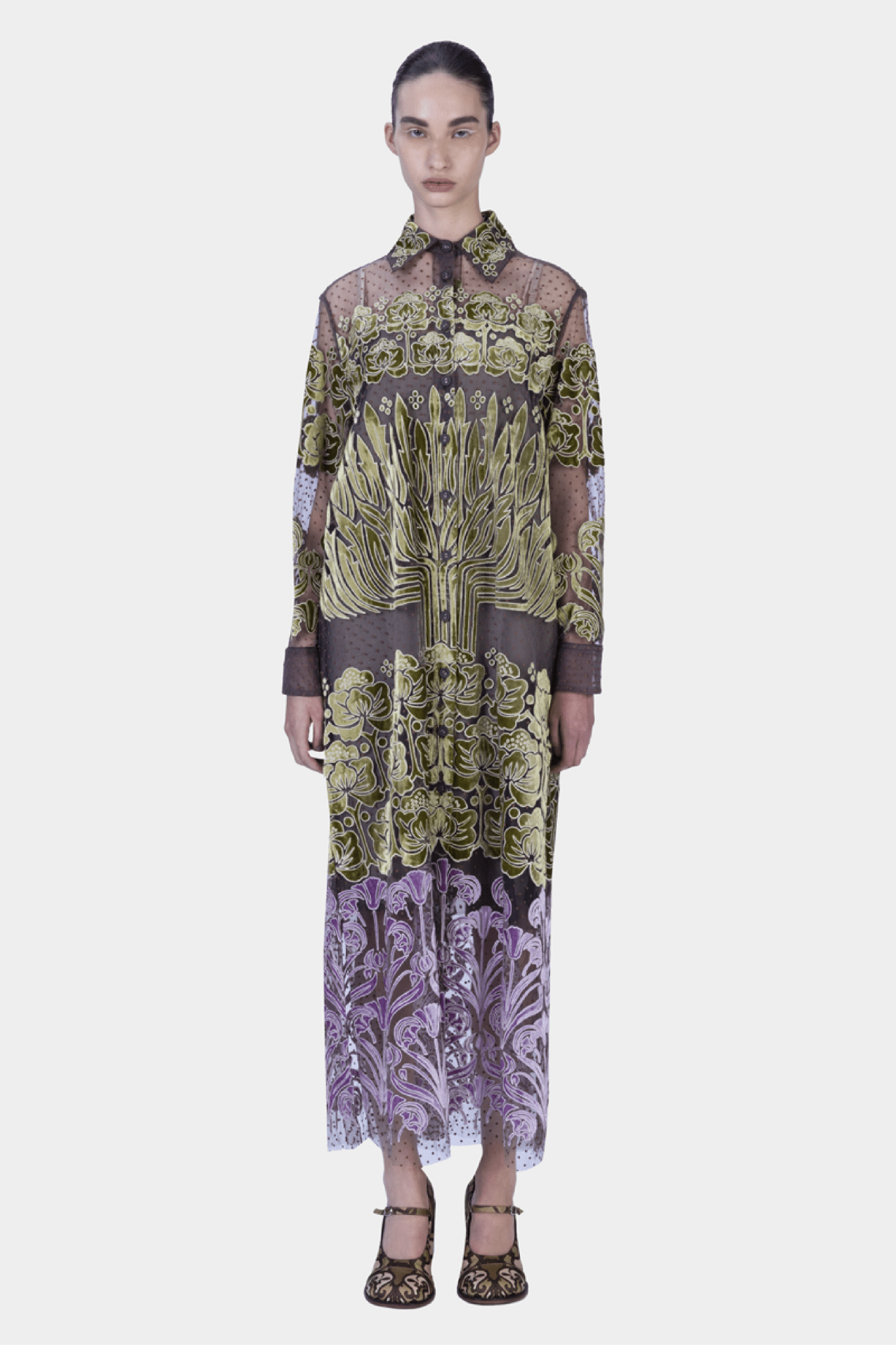 Ariette Shirt Dress - ALBOUSHIYA - district 5 - dubai - riyadh - abaya - dresses - designers - evening wear - luxury - elegance - craftsmanship - gowns - cocktail dresses - collections - georges