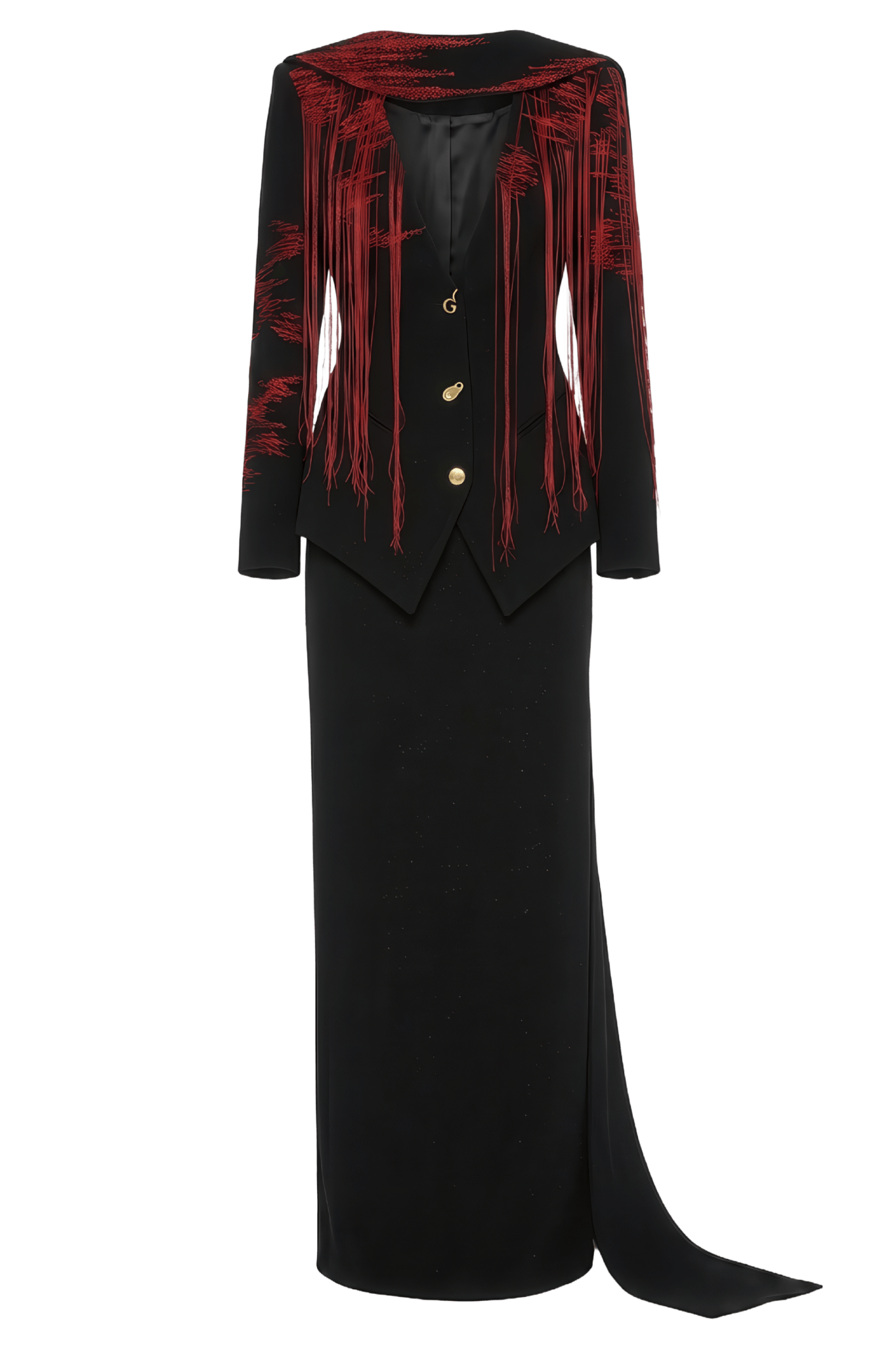Ballart Jacket & Skirt - ALBOUSHIYA - district 5 - dubai - riyadh - abaya - dresses - designers - evening wear - luxury - elegance - craftsmanship - gowns - cocktail dresses - collections - georges