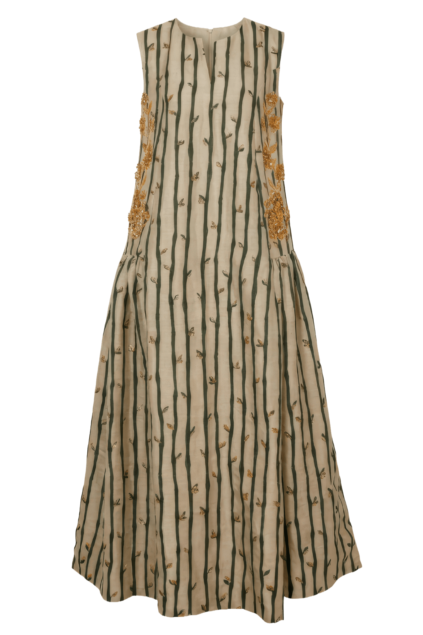 Bamboo Dress - ALBOUSHIYA - district 5 - dubai - riyadh - abaya - dresses - designers - evening wear - luxury - elegance - craftsmanship - gowns - cocktail dresses - collections - georges