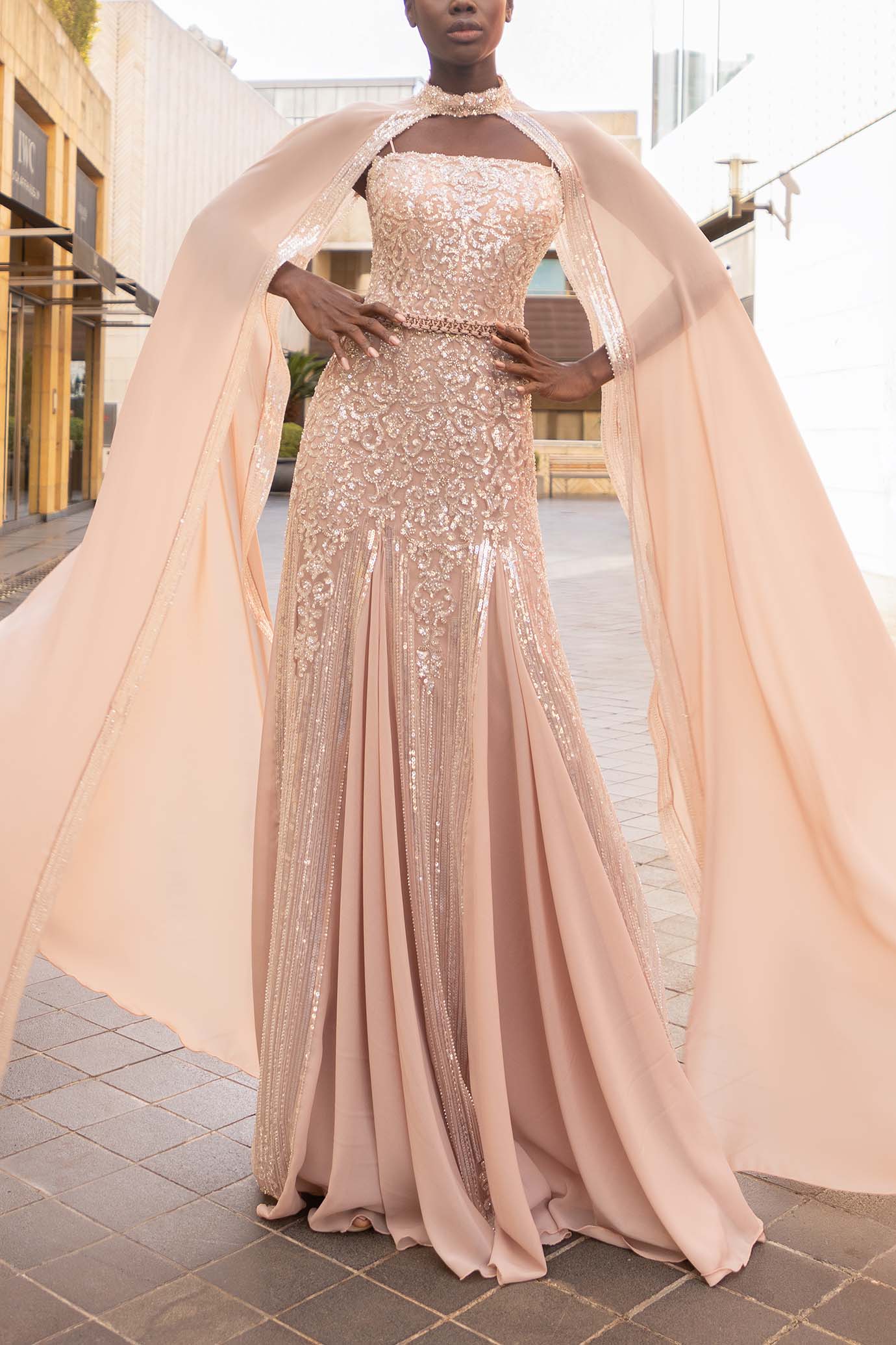 Blush Radiance Gown