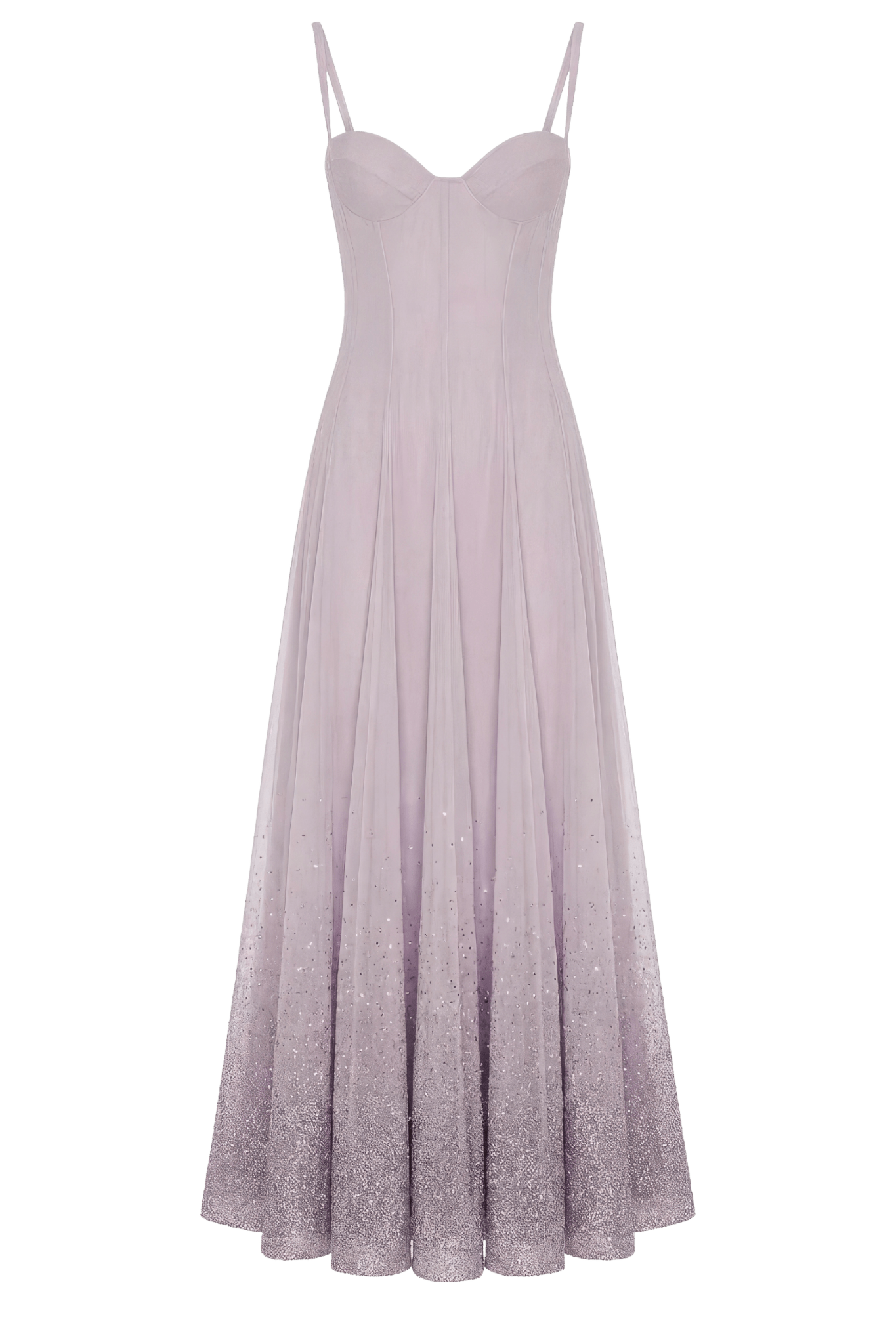 Beaded Crystallized Georgette Dress - ALBOUSHIYA - district 5 - dubai - riyadh - abaya - dresses - designers - evening wear - luxury - elegance - craftsmanship - gowns - cocktail dresses - collections - georges