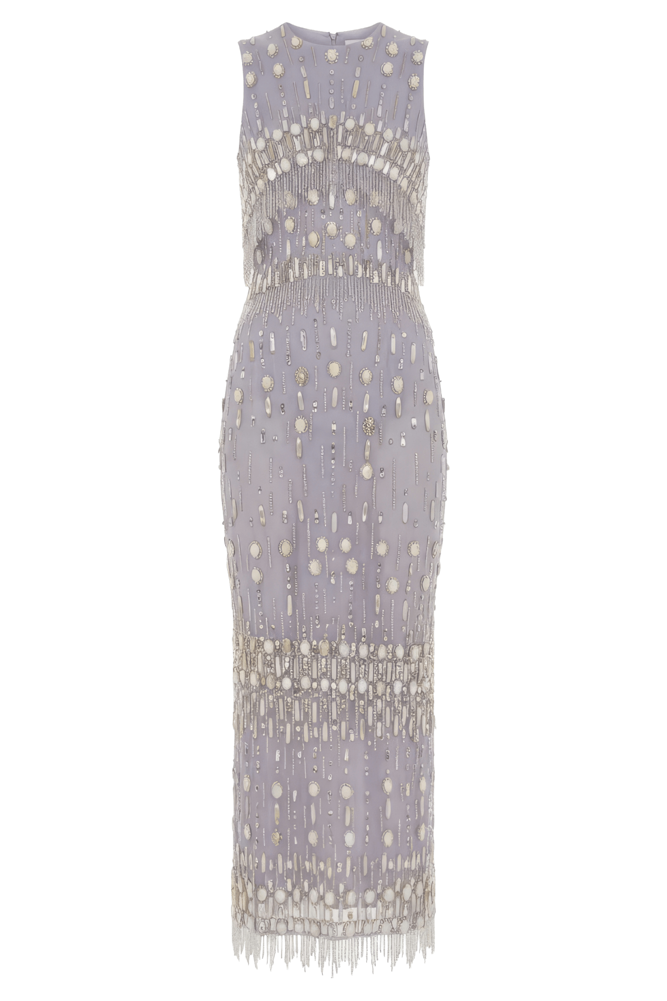 Beaded Midi Dress - ALBOUSHIYA - district 5 - dubai - riyadh - abaya - dresses - designers - evening wear - luxury - elegance - craftsmanship - gowns - cocktail dresses - collections - georges