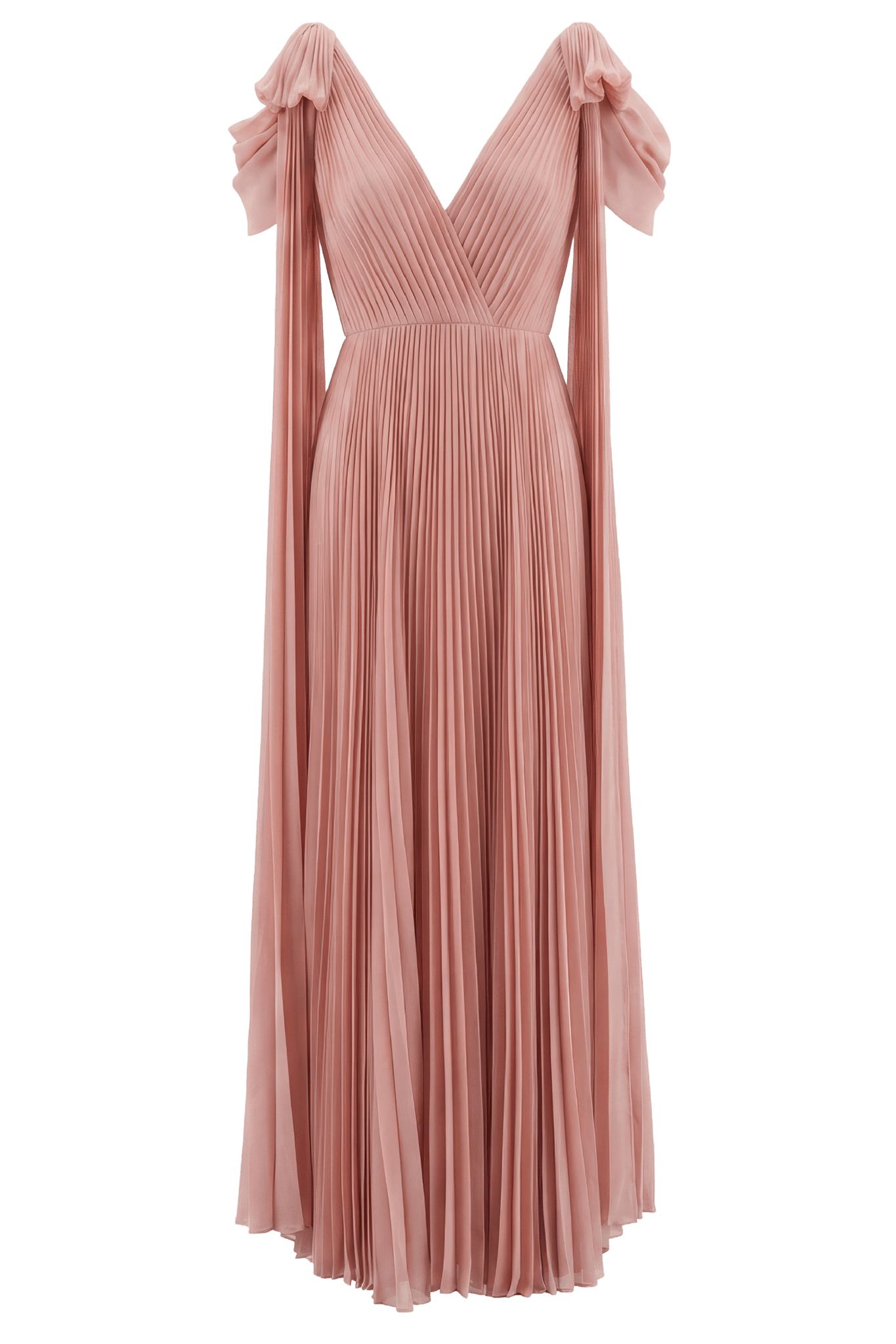 Beata Plisse Gown - ALBOUSHIYA - district 5 - dubai - riyadh - abaya - dresses - designers - evening wear - luxury - elegance - craftsmanship - gowns - cocktail dresses - collections - georges