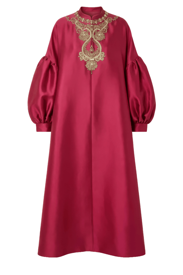 Bell Sleeve Caftan Dress - ALBOUSHIYA - district 5 - dubai - riyadh - abaya - dresses - designers - evening wear - luxury - elegance - craftsmanship - gowns - cocktail dresses - collections - georges