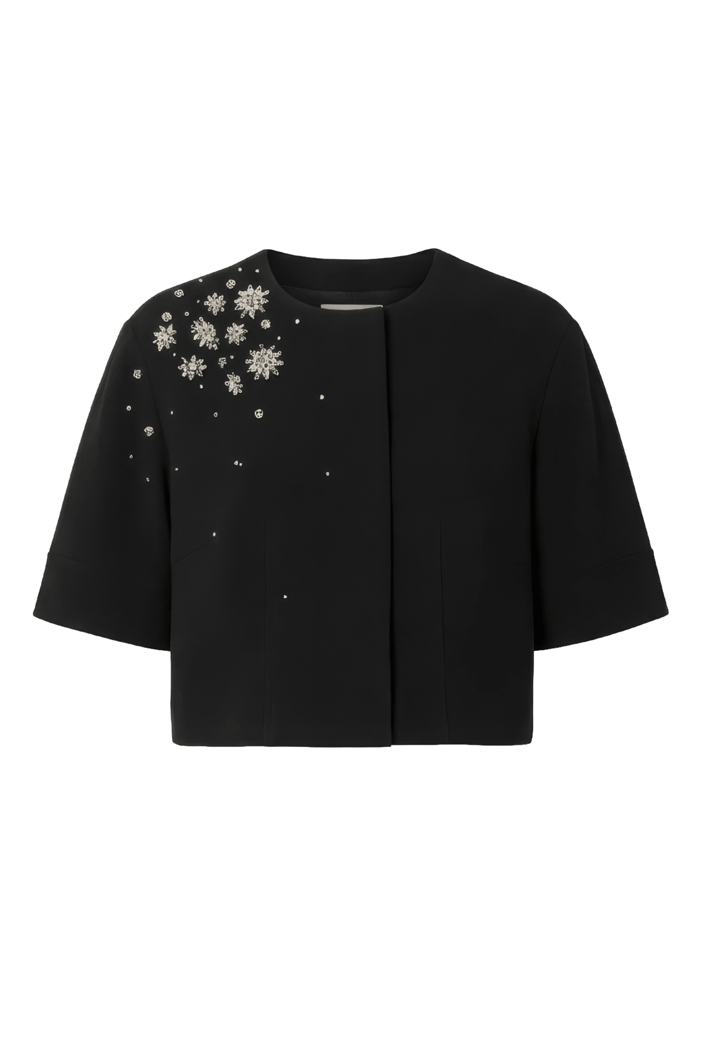 Black River Jacket - ALBOUSHIYA - district 5 - dubai - riyadh - abaya - dresses - designers - evening wear - luxury - elegance - craftsmanship - gowns - cocktail dresses - collections - georges