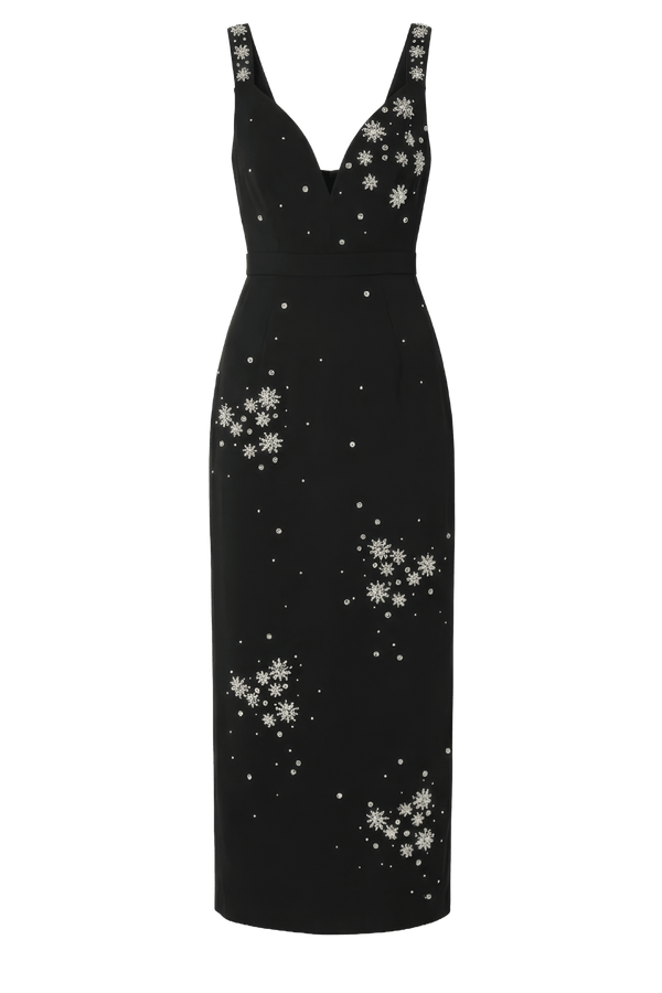 Brandy Black Dress - ALBOUSHIYA - district 5 - dubai - riyadh - abaya - dresses - designers - evening wear - luxury - elegance - craftsmanship - gowns - cocktail dresses - collections - georges