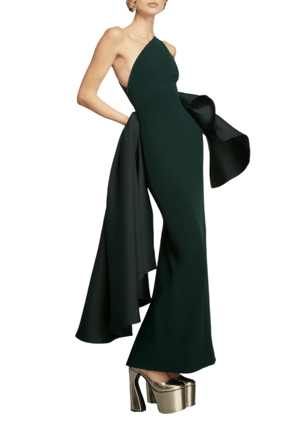 Calla Dress - ALBOUSHIYA - district 5 - dubai - riyadh - abaya - dresses - designers - evening wear - luxury - elegance - craftsmanship - gowns - cocktail dresses - collections - georges