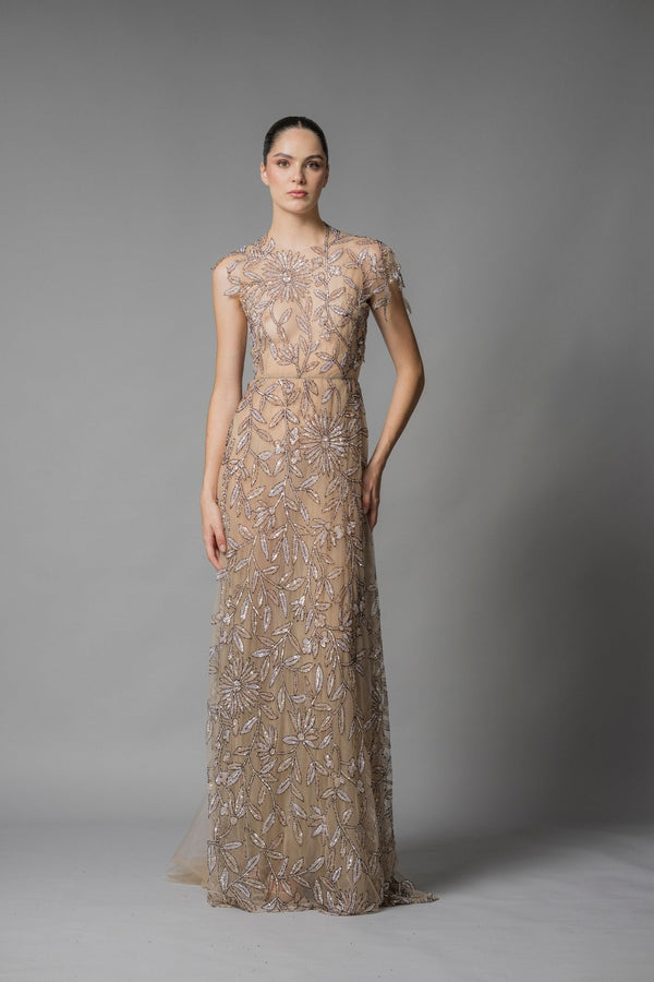 Camila Gown - ALBOUSHIYA - district 5 - dubai - riyadh - abaya - dresses - designers - evening wear - luxury - elegance - craftsmanship - gowns - cocktail dresses - collections - georges