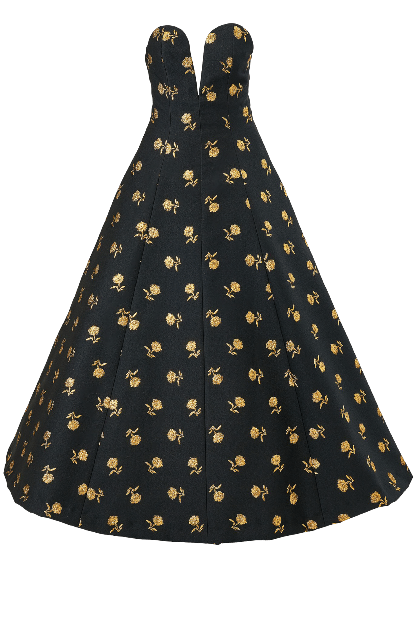 Carnation Jacquard Deep V - neck Dress - ALBOUSHIYA - district 5 - dubai - riyadh - abaya - dresses - designers - evening wear - luxury - elegance - craftsmanship - gowns - cocktail dresses - collections - georges
