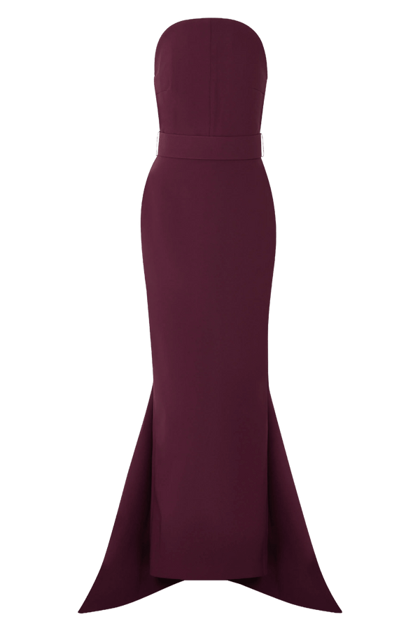 Citra Strapless Maxi Dress - ALBOUSHIYA - district 5 - dubai - riyadh - abaya - dresses - designers - evening wear - luxury - elegance - craftsmanship - gowns - cocktail dresses - collections - georges