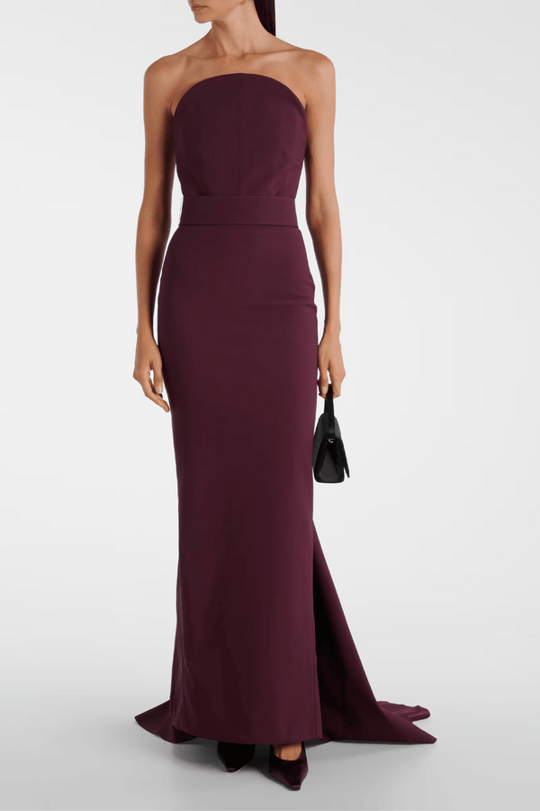 Citra Strapless Maxi Dress - ALBOUSHIYA - district 5 - dubai - riyadh - abaya - dresses - designers - evening wear - luxury - elegance - craftsmanship - gowns - cocktail dresses - collections - georges