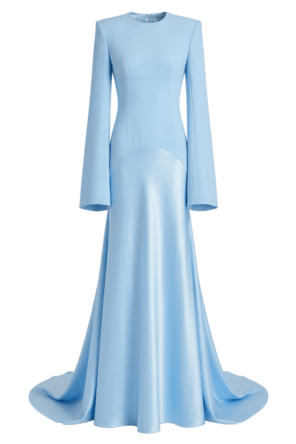 Claudine Maxi Dress - ALBOUSHIYA - district 5 - dubai - riyadh - abaya - dresses - designers - evening wear - luxury - elegance - craftsmanship - gowns - cocktail dresses - collections - georges