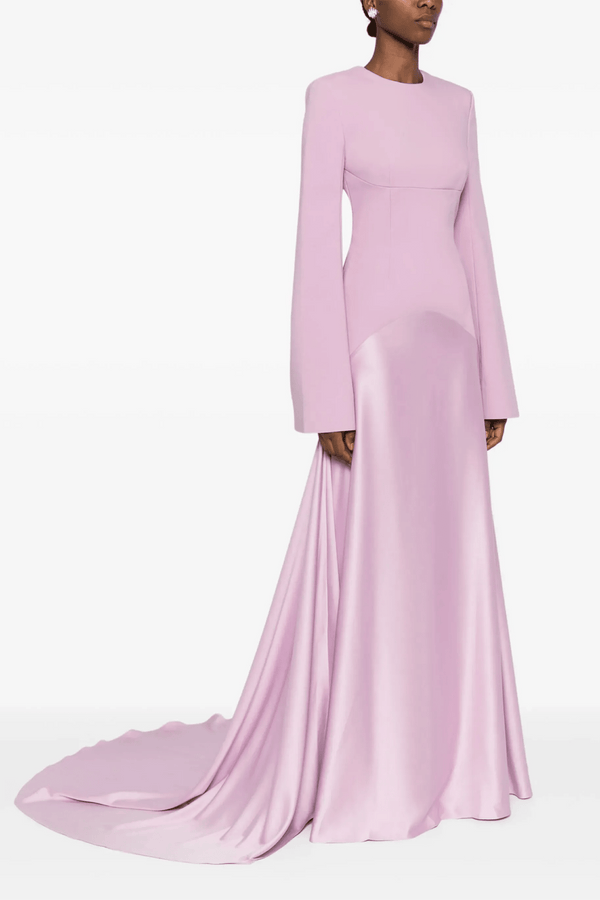 Claudine Maxi Dress - ALBOUSHIYA - district 5 - dubai - riyadh - abaya - dresses - designers - evening wear - luxury - elegance - craftsmanship - gowns - cocktail dresses - collections - georges