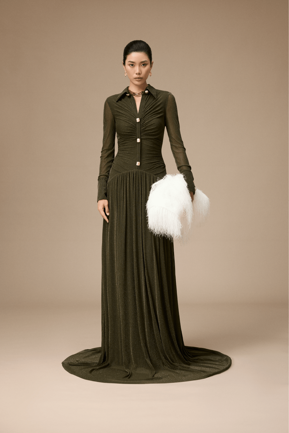 Clichy Dress - ALBOUSHIYA - district 5 - dubai - riyadh - abaya - dresses - designers - evening wear - luxury - elegance - craftsmanship - gowns - cocktail dresses - collections - georges