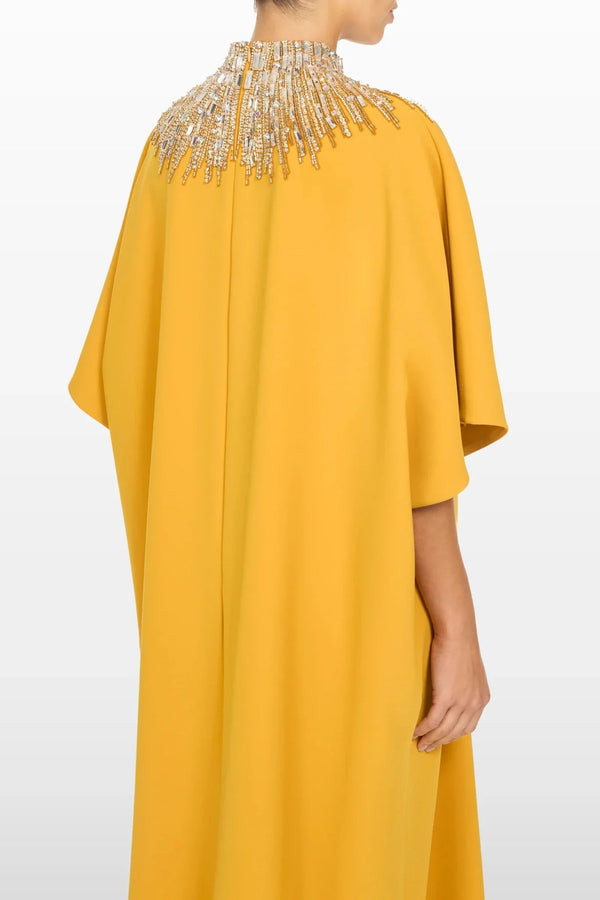 Desert Blossom Caftan - ALBOUSHIYA - district 5 - dubai - riyadh - abaya - dresses - designers - evening wear - luxury - elegance - craftsmanship - gowns - cocktail dresses - collections - georges