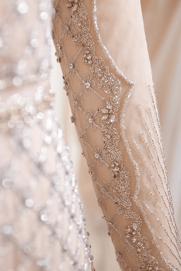 Dewdrop Delight - ALBOUSHIYA - district 5 - dubai - riyadh - abaya - dresses - designers - evening wear - luxury - elegance - craftsmanship - gowns - cocktail dresses - collections - georges
