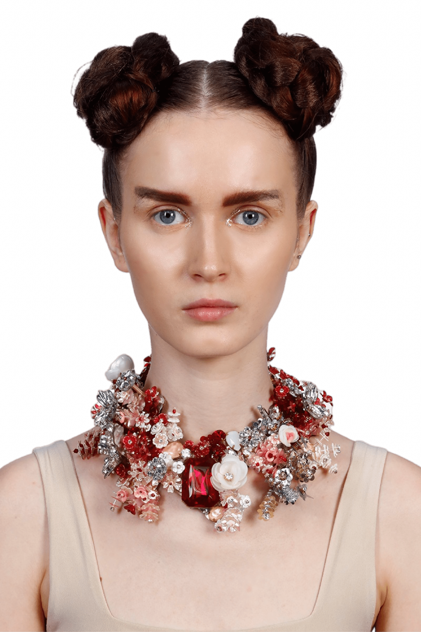 Eden Necklace - ALBOUSHIYA - district 5 - dubai - riyadh - abaya - dresses - designers - evening wear - luxury - elegance - craftsmanship - gowns - cocktail dresses - collections - georges