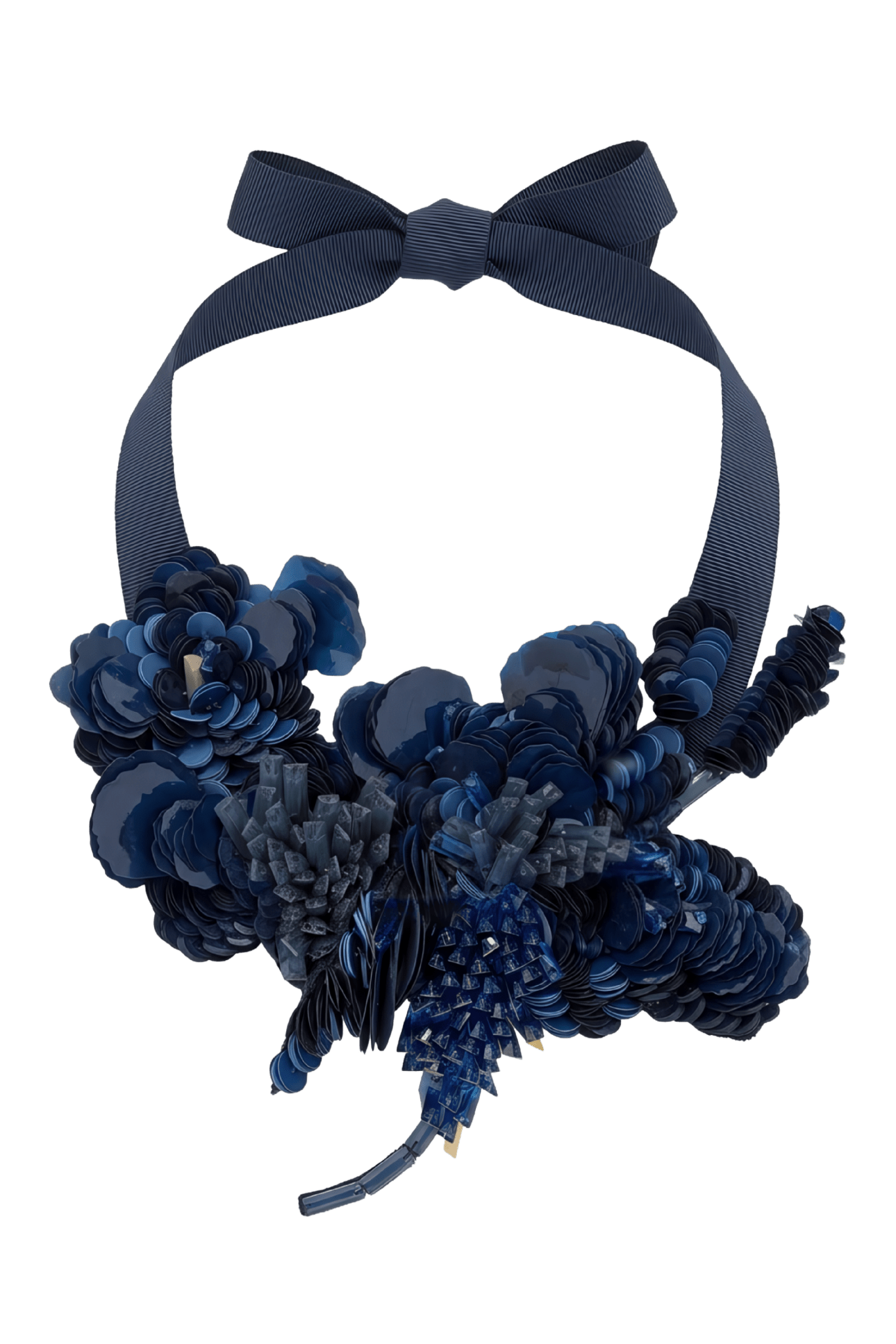 Elody Embellished Necklace - ALBOUSHIYA - district 5 - dubai - riyadh - abaya - dresses - designers - evening wear - luxury - elegance - craftsmanship - gowns - cocktail dresses - collections - georges