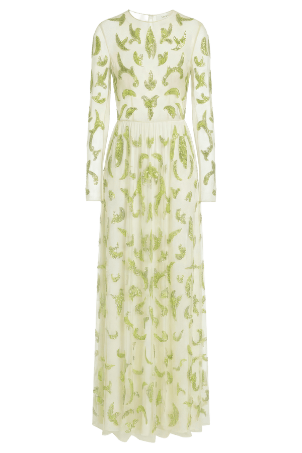 Embellished Tulle Evening Gown - ALBOUSHIYA - district 5 - dubai - riyadh - abaya - dresses - designers - evening wear - luxury - elegance - craftsmanship - gowns - cocktail dresses - collections - georges