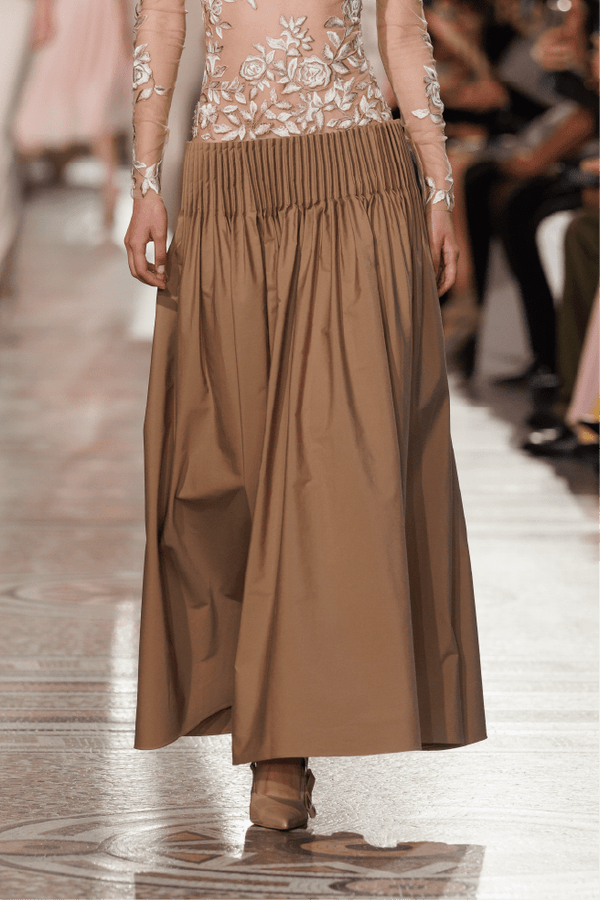 Embroidered Illusion Bodice Gown - ALBOUSHIYA - district 5 - dubai - riyadh - abaya - dresses - designers - evening wear - luxury - elegance - craftsmanship - gowns - cocktail dresses - collections - georges