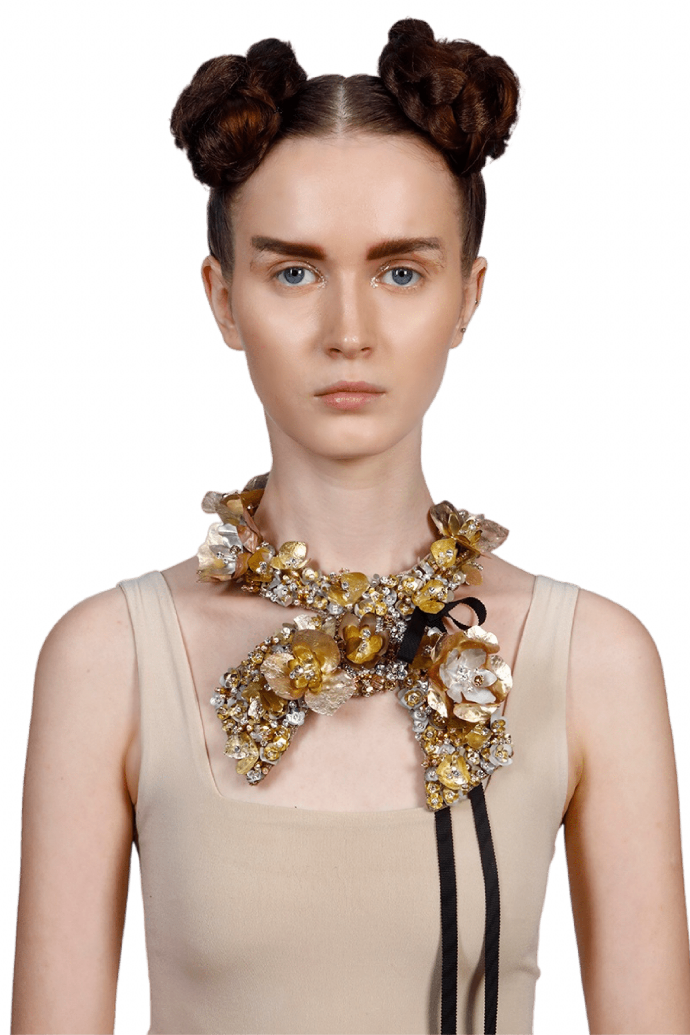 Emmeline Necklace - ALBOUSHIYA - district 5 - dubai - riyadh - abaya - dresses - designers - evening wear - luxury - elegance - craftsmanship - gowns - cocktail dresses - collections - georges