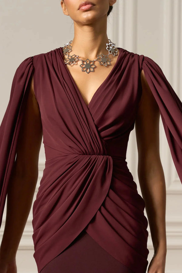 Evelyn Dress - ALBOUSHIYA - district 5 - dubai - riyadh - abaya - dresses - designers - evening wear - luxury - elegance - craftsmanship - gowns - cocktail dresses - collections - georges