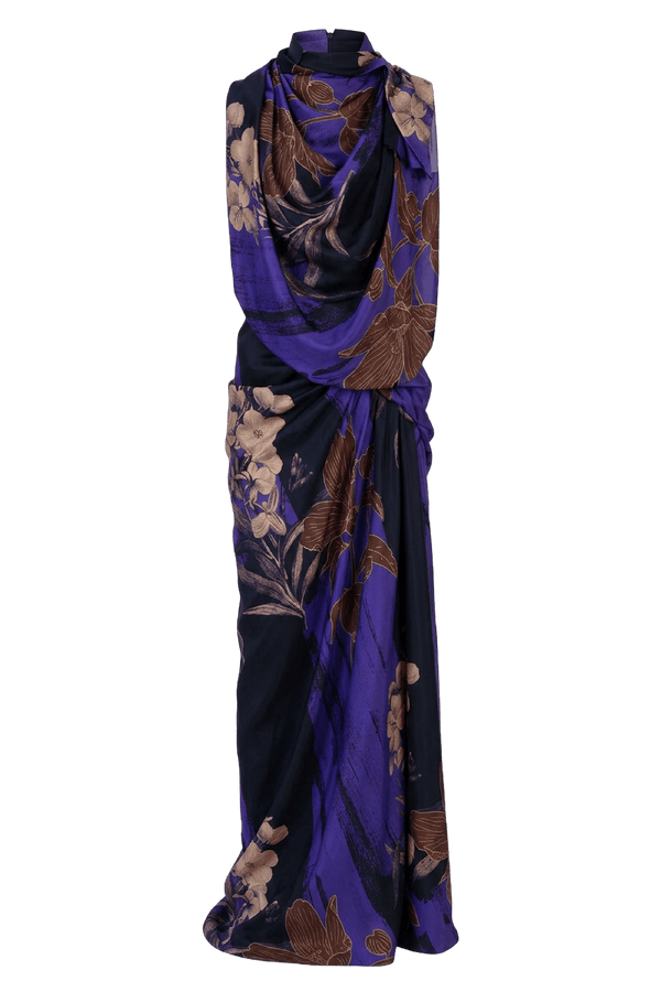 Germaine Dress - ALBOUSHIYA - district 5 - dubai - riyadh - abaya - dresses - designers - evening wear - luxury - elegance - craftsmanship - gowns - cocktail dresses - collections - georges