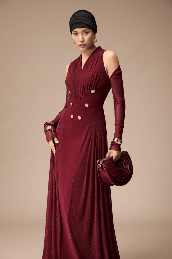 Jacques Dress - ALBOUSHIYA - district 5 - dubai - riyadh - abaya - dresses - designers - evening wear - luxury - elegance - craftsmanship - gowns - cocktail dresses - collections - georges