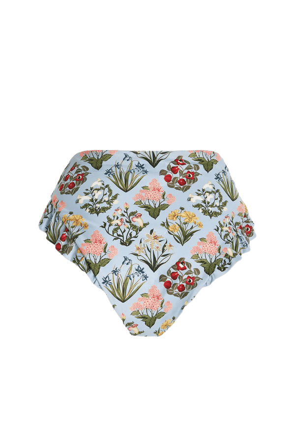 Jengibre Ruffled Floral Bikini Bottoms - ALBOUSHIYA - district 5 - dubai - riyadh - abaya - dresses - designers - evening wear - luxury - elegance - craftsmanship - gowns - cocktail dresses - collections - georges