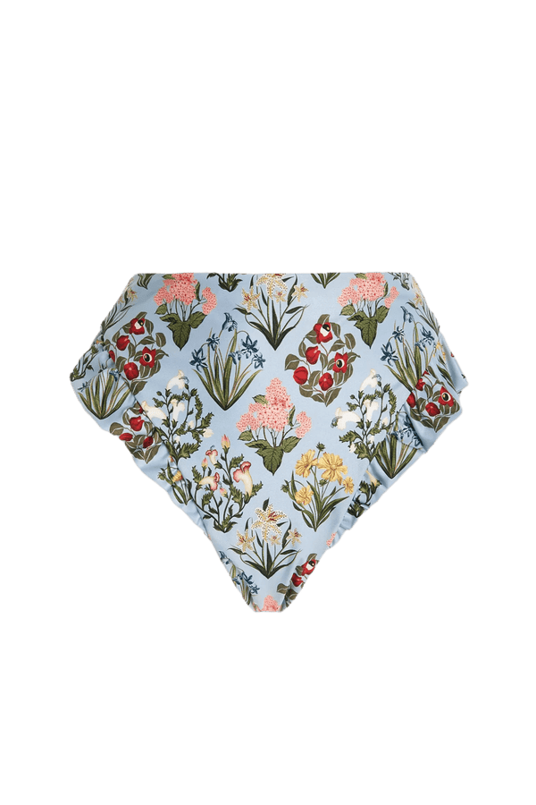 Jengibre Ruffled Floral Bikini Bottoms - ALBOUSHIYA - district 5 - dubai - riyadh - abaya - dresses - designers - evening wear - luxury - elegance - craftsmanship - gowns - cocktail dresses - collections - georges