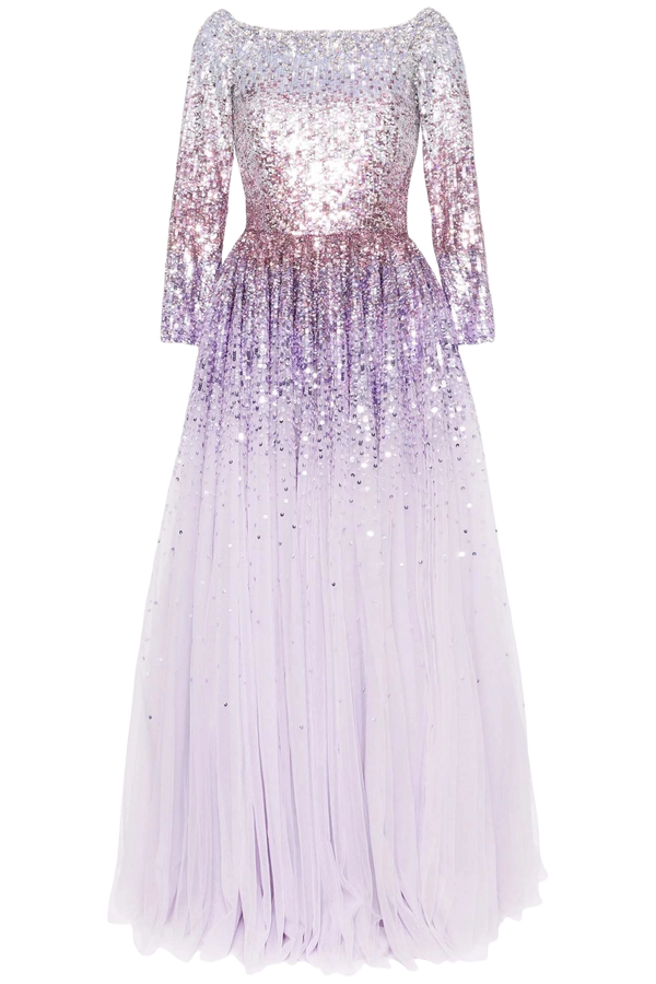 Dreaming Sequin-Embellished Gown