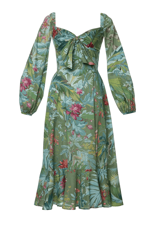 Jungle Fever Dress - ALBOUSHIYA - district 5 - dubai - riyadh - abaya - dresses - designers - evening wear - luxury - elegance - craftsmanship - gowns - cocktail dresses - collections - georges