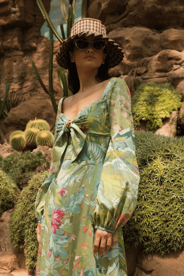 Jungle Fever Dress - ALBOUSHIYA - district 5 - dubai - riyadh - abaya - dresses - designers - evening wear - luxury - elegance - craftsmanship - gowns - cocktail dresses - collections - georges