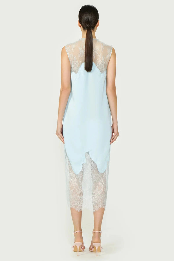 Keeva Crystal Crepe Dress - ALBOUSHIYA - district 5 - dubai - riyadh - abaya - dresses - designers - evening wear - luxury - elegance - craftsmanship - gowns - cocktail dresses - collections - georges